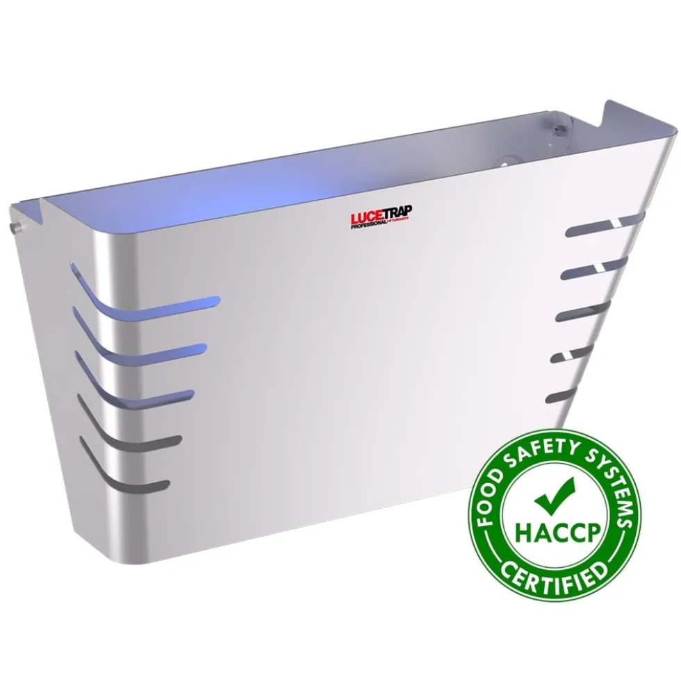 Macchina cattura insetti CFG LUCETRAP PROFESSIONAL in acciaio conforme HACCP ambito alimentare