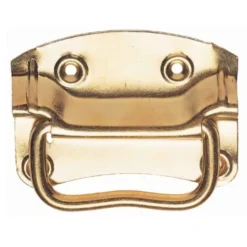 Maniglia americana per baule mm.110 ottonata