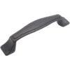 Maniglia per mobili stile industrial mm.128 nero opaco ITALMETAL