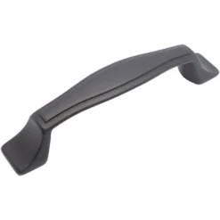 Maniglia per mobili stile industrial mm.128 nero opaco ITALMETAL