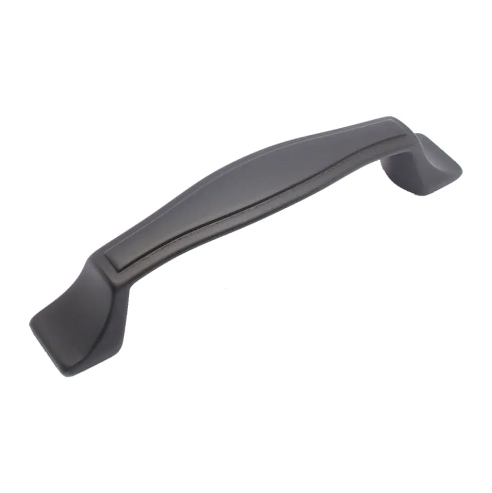 Maniglia per mobili stile industrial mm.96 nero opaco ITALMETAL
