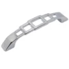 Maniglia per mobili stile moderno con intagli quadri mm.128 cromo lucido ITALMETAL