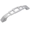 Maniglia per mobili stile moderno con intagli quadri mm.128 cromo perla ITALMETAL