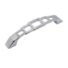 Maniglia per mobili stile moderno con intagli quadri mm.96 cromo lucido ITALMETAL