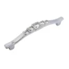 Maniglia per mobili stile moderno quadra con strass mm.96 cromo lucido ITALMETAL