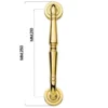 Maniglione ottone lucido ANTIK mm.250 per porte