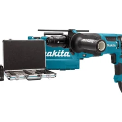 Martello tassellatore SDS-Plus MAKITA HR2630TX12 800W 2,4 joule 3 funzioni + kit 17 accessori