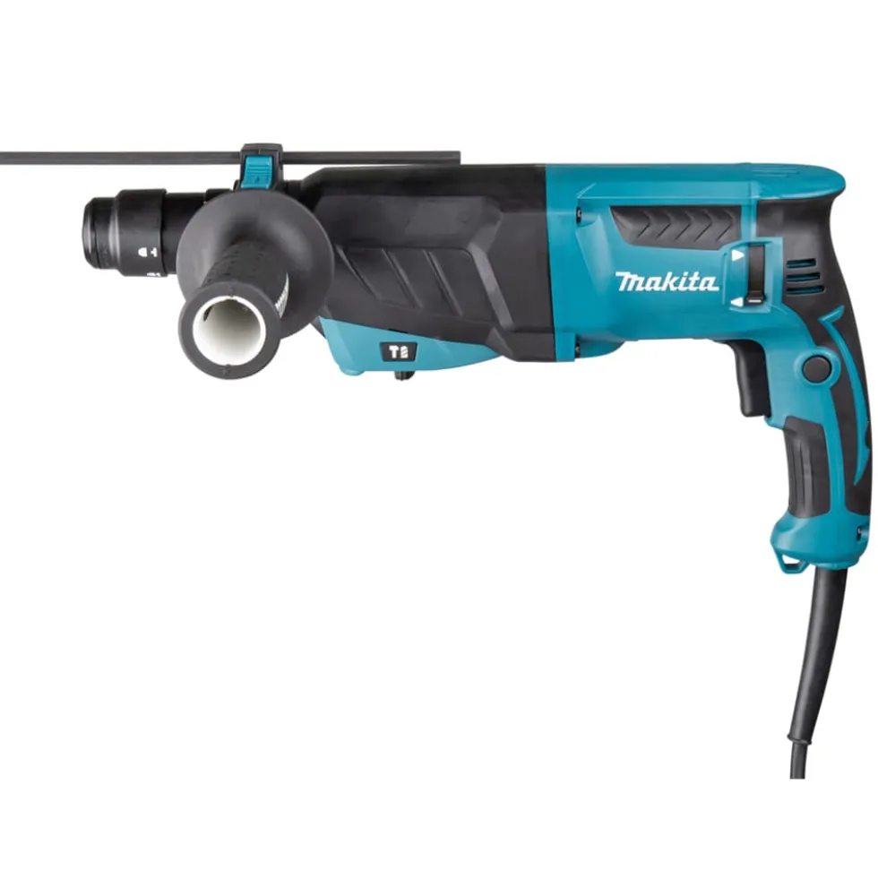 Martello tassellatore SDS-Plus MAKITA HR2630TX12 800W 2,4 joule 3 funzioni + kit 17 accessori