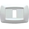 MASTER MD101 Placca coprinterruttori modì BIANCA 1 posto compatibile BTICINO MAGIC