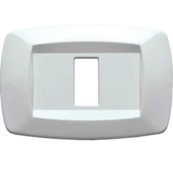 MASTER MD101 Placca coprinterruttori modì BIANCA 1 posto compatibile BTICINO MAGIC