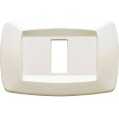 MASTER MD281 Placca coprinterruttori modì AVORIO 1 posto compatibile BTICINO MAGIC