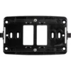MASTER 00365 Supporto 2 posti per scatola tonda compatibile BTICINO MAGIC