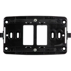 MASTER 00365 Supporto 2 posti per scatola tonda compatibile BTICINO MAGIC