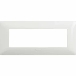 MATIX AM4806BBN Placca 6 moduli bianca