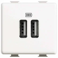 MATIX AM5285C2 Presa caricatore USB doppia 5V 2 moduli