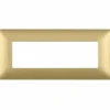 MATIX AM4806MGL Placca 6 moduli gold oro