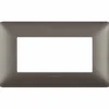 MATIX AM4804MIR Placca 4 moduli iron