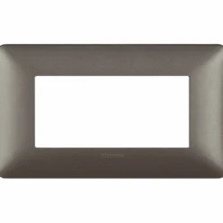MATIX AM4804MIR Placca 4 moduli iron