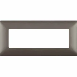 MATIX AM4806MIR Placca 6 moduli iron