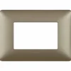 MATIX AM4803MTA Placca 3 moduli titanium