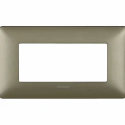 MATIX AM4804MTA Placca 4 moduli titanium