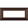 MATIX AM4806TGG Placca 6 moduli marrone caffè
