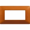 MATIX AM4804TRT Placca 4 moduli rosso terra