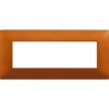 MATIX AM4806TRT Placca 6 moduli rosso terra