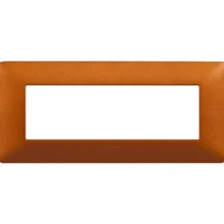 MATIX AM4806TRT Placca 6 moduli rosso terra