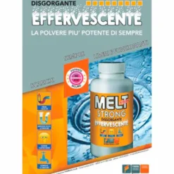 MELT STRONG Disgorgante effervescente in polvere gr.600