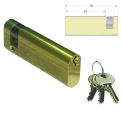 Mezzo cilindro ovale mm.76 (60-16) per maniglioni antipanico