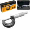 Micrometro millesimale in metallo 0-25 mm. TOLSEN 35055
