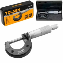 Micrometro millesimale in metallo 0-25 mm. TOLSEN 35055