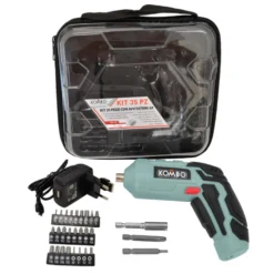Mini avvitatore avvita e svita a batteria 4V con kit 34 pz. KOMBO FE604XL