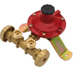 Mini centralina gas kg.4 con regolatore 2 attacchi bombola 1/2"