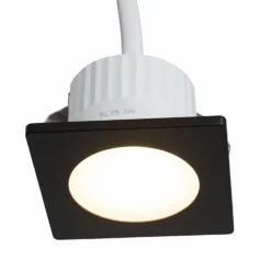 Mini faretto LED incasso 3W LORD con selettore 3CCT 3000/4000/6000K e 4 cornici intercambiabili