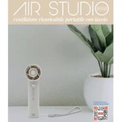 Mini ventilatore portatile ricaricabile tascabile CFG AIR STUDIO 3 velocitÃ