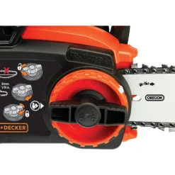 Motosega elettrico a batteria 36V 2Ah BLACK+DECKER GKC3630L20 barra cm.30 elettrosega a batteria