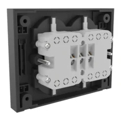 Multipresa universale ad incasso da parete QUADRA 4 prese bipasso schuko bianca ELECTRALINE 22105