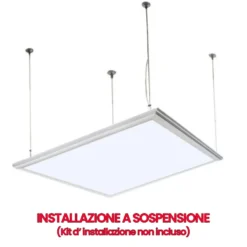Pannello led cm.60 x 60 da incasso e a plafoniera 36W 3600 lumen OPTONICA varie tonalità di luce