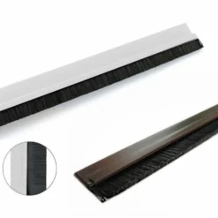 Parafreddo sottoporta adesivo in pvc con spazzola cm.100 x 5 bianco