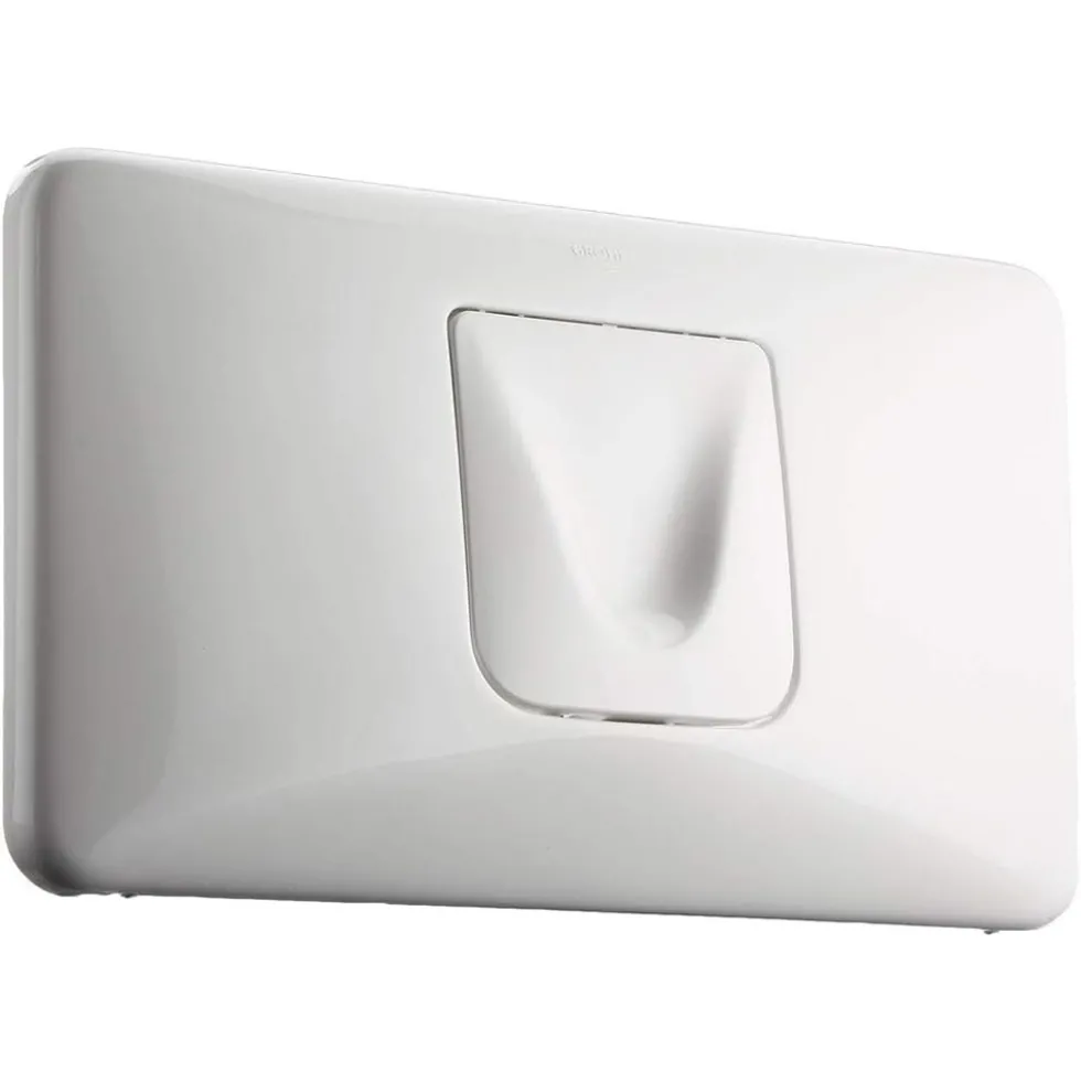 Piastra di azionamento con pulsante GROHE 37054SH0 bianca per cassette wc GROHE 37051000 tipo vecchio