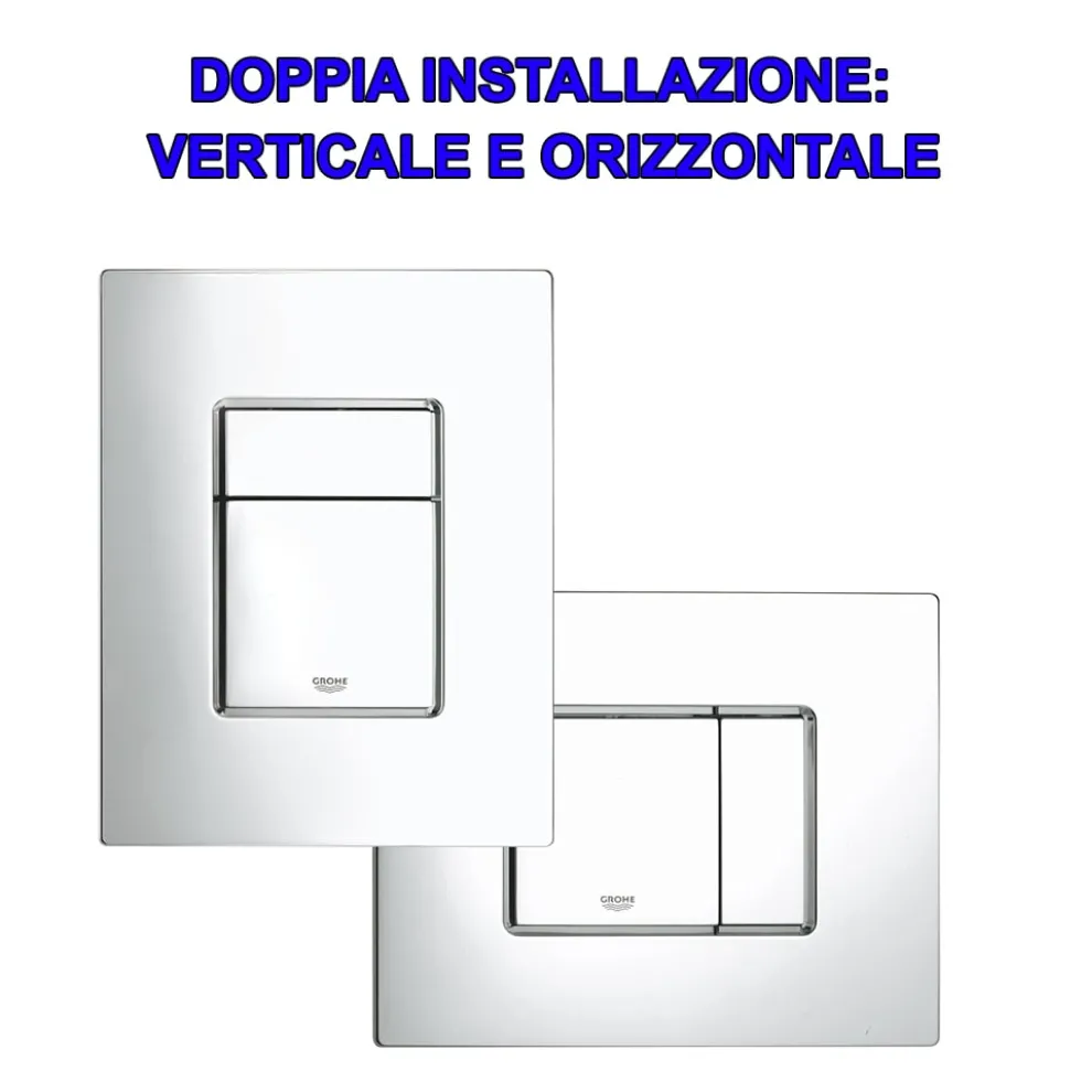 Piastra di azionamento con pulsante GROHE SKATE COSMOPOLITAN 38732000 cromo lucido