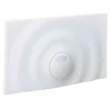 Piastra di azionamento con pulsante GROHE SURF 37859S bianca per cassette wc GROHE dual flush