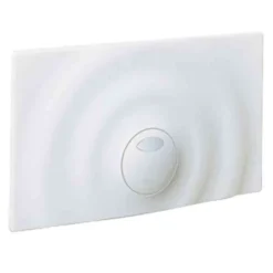 Piastra di azionamento con pulsante GROHE SURF 37859S bianca per cassette wc GROHE dual flush