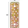 Piastra giunzione diritta pesante acciaio tropic. mm.50 x 120 art. 770