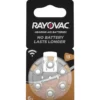 Pila batteria per apparecchi acustici RAYOVAC 13 zinco-aria 1,4 V bl.6 pz.
