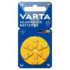 Pila batteria per apparecchi acustici VARTA 10 zinco-aria 1,4 V bl.6 pz.