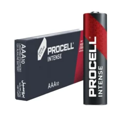 Pile batterie alcaline industriali ministilo AAA 1,5V MN2400 Duracell PROCELL Intense cf.10 pz.