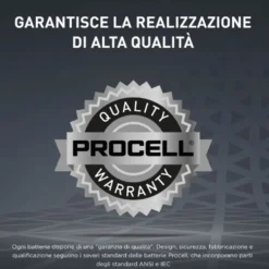 Pile batterie alcaline industriali ministilo AAA 1,5V MN2400 Duracell PROCELL Intense cf.10 pz.